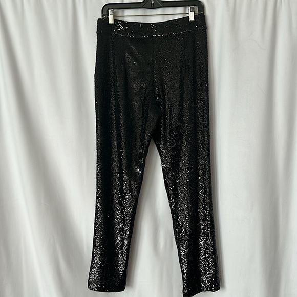 A.L.C. Elegant Black Sequins Pants **Size 2** 🌺🌺 - Picture 2 of 5